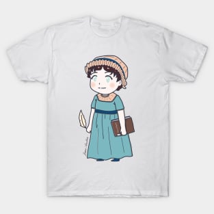 Cute Historical Characters - Jane Austen T-Shirt